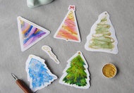 聖誕貼紙 手賬貼紙 聖誕裝飾 防水貼紙 IPAD 手提電腦 行李箱貼