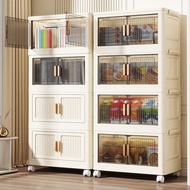 5 Layers 2 Door Foldable Stackable Storage Cabinet Box With Roller (49-59cm)