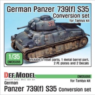 DEF MODEL DM35066 1/35 German Panzer 35S 739(f) Conversion set For Tamiya SOMUA S35