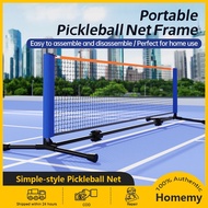 Portable Pickleball Net Set for Training &Competition Simple Pickleball Net Tennis Net Badminton Net