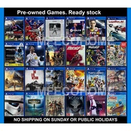 PS4 Games Pre Owned Used FIFA F1 Uncharted Wrestling PHYSICAL DISC PS5 Set A