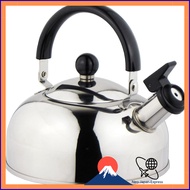 NAGAO Tsubame-Sanjo Whistling Stainless Steel Kettle - IH Compatible (1.5L, 1.8L, 2.5L, 4.0L) - Made