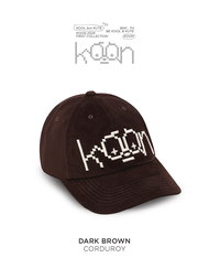 KOON® CORDUROY CAP - DARK BROWN