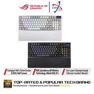 ASUS M902 ROG AZOTH 96 HE WIRELESS GAMING KEYBOARD - HFX V2 MAGNETIC SWITCH - BLACK / WHITE