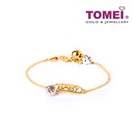 TOMEI Baby Bracelet of Childhood Joy and Delight Yellow Gold 916 (9M-BR3729-D01-2C)