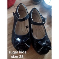 SUGAR kids black shoe size 28 (preloved)