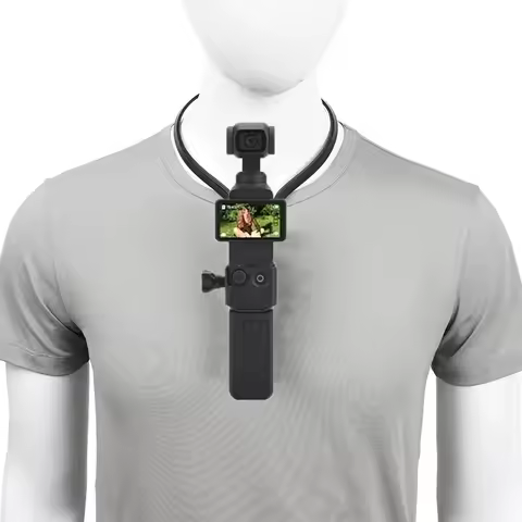 First Perspective Shooting Neck Holder Collar for DJI Osmo Pocket 3/ Pocket 2 /1 Gimbal Camera Acces