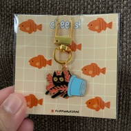 GANTUNGAN Cat Keychain cat key chain/ cute hanging/ cat/ cute cat/ cute bag chain/ bag charm bag cha