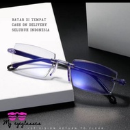 Kacamata Baca Super Fokus FREE KOTAK Penyimpanan Kacamata Auto Fokus Pria dan Wanita Anti Radiasi