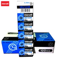 Velashop ถ่านนาฬิกา ถ่านกระดุม Maxell Calcuator Battery 1.55V รุ่น SR616SW  SR616 รหัสเทียบ 321 ถ่าน