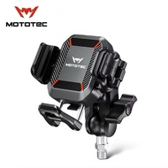 MOTOTEC PRO Series ที่จับโทรศัพท์มือถือสำหรับมอเตอร์ไซค์ ขนาดเล็ก ปรับได้อิสระ 360⁰ พร้อมระบบกันสะเ