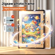 70x50cm PVC Jigsaw Puzzle Frame For 1000Pcs Puzzle Bingkai Puzzle Wall Display Home Decoration Photo