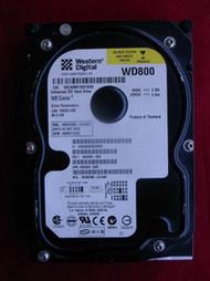 【台南】WD 80GB/IDE/3.5"硬碟(WD800/WD800BB-22JHA0)(故障品)