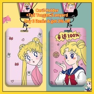 GANTUNGAN MKBK Name Strap ID Card Tag Cute ID Card Holder Layered ID Card Holder ID Card Screen ID C