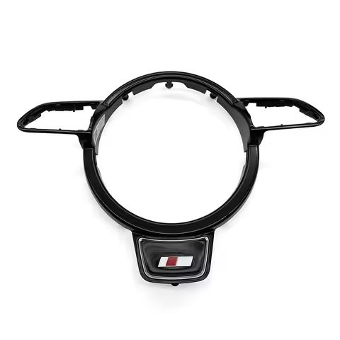 For Audi S RS SLINE logo A1 A6C7 steeringwheel button frame