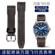 2023 New☆☆ Shi Shi is suitable for IWC pilot Mark Little Prince IW327004/377714 leather watch strap 20mm