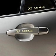 สติกเกอร์โลหะรถยนต์ใช้ได้กับ Lexus รถตกแต่งภายในและภายนอกการปรับเปลี่ยนคอนโซลกลางมือจับประตูหน้าต่างสติกเกอร์สร้างสรรค์