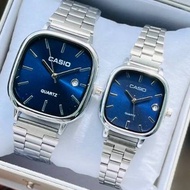 CASIO COUPLE Classic A138 Black Purple Tone Retro Watch, Colorless Stainless Steel Waterproof | Shoc