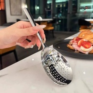 Heavy Duty Metal Buffets Serving Utensils Versatile-Solid Slotted Spoon Set Elegant Family Dinner Ga