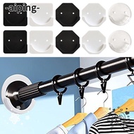 AIPING 2pcs Shower Curtain Rod Screw Fixation Adjustable Wall Adhesive No Drilling Stick Tension Hol