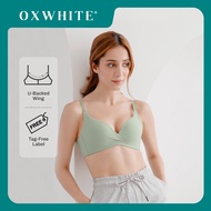 Oxwhite Women Wireless Seamless Comfy Wire-Free Bra