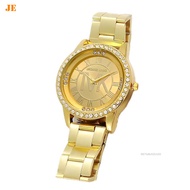 MK Luxury Women\s Roman Numbers Rhinestone Round Dial Analog / GFX / Quartz Watch JE-MY