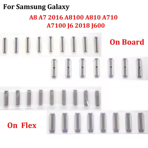 2-10PCS Lcd Display Screen For Samsung Galaxy A8 A7 2016 A8100 A810 A710 A7100 J6 2018 J600 40Pin FP