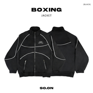 SO.ON : Sport Jackets เสื้อแจ็คเก็ต มีซิป รุ่น Boxing Jacket