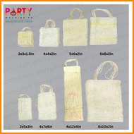 – ▝ ├ 10pcs Local Abaca Bag / Sinamay Bag  / Native Abaca Gift Bag/ Local Abaca Souvenir Bag