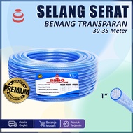 SELANG AIR BENANG SERAT TEBAL 1 INCH 2 MM 30 & 35 METER SELANG PEMBUANGAN MESIN CUCI MURAH