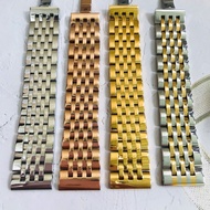 Monolithic cast stainless steel watch strap size 18mm/19mm/20mm/21mm/22mm, high quality butterfly bu