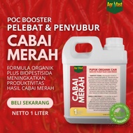 Pupuk Booster Organik Pelebat Buah Cabe Merah Cabai Keriting Pelebat Buah CabeGrower + ZPT