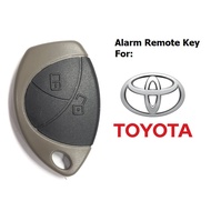 TOYOTA Car Alarm Remote Control Key Cover Case Hilux Innova Vios Cobra Button