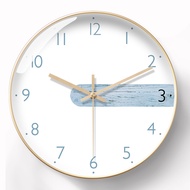 jam dinding aesthetic jam dinding Living Room Atmospheric Automatic Timing Mute Wall Clock