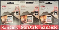 SanDisk Ultra 64gb UHS-I C10 U1 SD Card SDSDUNB ( 32GB $100 SDSDUN4 / 128GB $210 SDSDUNB )