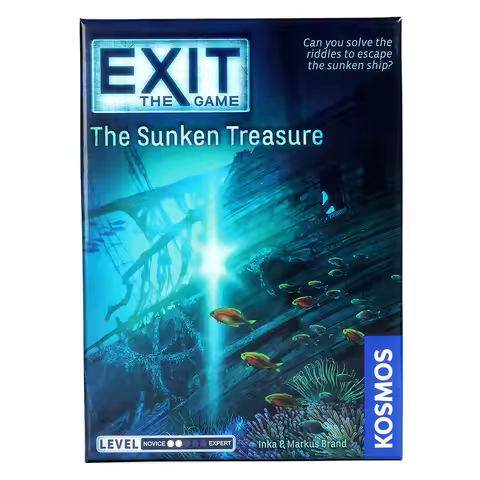 EXIT: The Sunken Treasure - Unique Escape Room Game - 1-4 Players - Puzzle Solving Strategy Board Ga