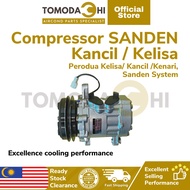 TOMODACHI Compressor Aircond Perodua Kancil  Kelisa Kenari  SANDEN System Compressor Aircond Kereta Kancil Kelisa Kenari