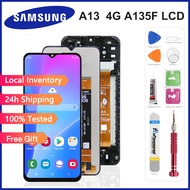 ORIGINAL LCD with Frame For SAMSUNG A13 4G A135F A135U A135B LCD Touch Display Screen Digitizer Asse