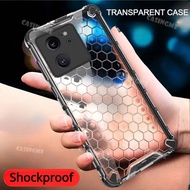 Xiaomi 13T Pro 2023 Shockproof Bumper Transparent Honeycomb Casing For Xiaomi 13T 13 T T13 13TPro Xiaomi13T Pro 2023 Clear View Acrylic Heat Dissipation Phone Case Back Cover