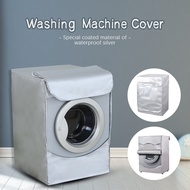 Fully Automatic Roller Washer Sunscreen Waterproof Cover Dust Proof Cover Dryer Polyester Silver Dustproof Washing Machine Cover