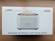 全新未開封 ITFIT 火焰效果香薰加濕器 Essential Oil Diffuser with Flame Effect (不連精油) 原裝 Samsung 三星