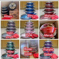 12 PCS Dessini Set Italy Cookware Granite Coating