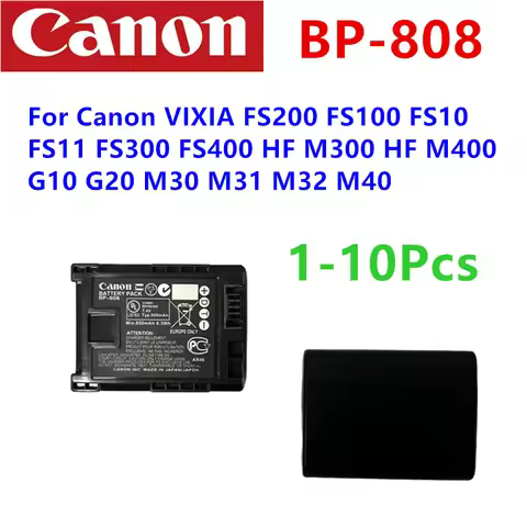 Original BP-808 Battery Original BP-808 BP 808 Camera Battery For Canon VIXIA FS200 FS100 FS10 FS11 