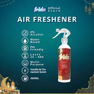 Frida 48H Air Freshener Cinnamon [460ml] 0% Alcohol Pet-Friendly Tahan Lama Multipurpose Water-base