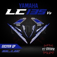 YAMAHA LC135 V8 | MOTOR STICKER EXCITER GP 135 2015 EDITION STICKER STRIPE MOTOR