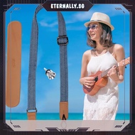 [eternally.sg] Ukulele Strap Adjustable Cowboy Ukulele Strap with Strap Lock for Ukulele Player