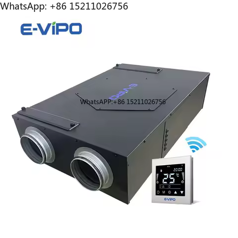 Energy Recovery Ventilation System HRV Air Recuperator Heat Exchanger Ventilation System ERV System
