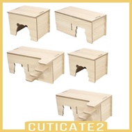 [Cuticate2] Hamster House with Window Pet Hideout for Mice Gerbils Hamster