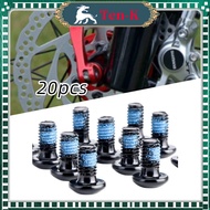 20Pcs 5 x 12mm Bicycle Brake Disc Rotor Bolts Bicycle Disc Rotor Bolts
