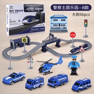 Train Sets for Boys 4-7 66 Pcs Battery Operated Train Set with Tracks(Magnetic Connection) Compatibl